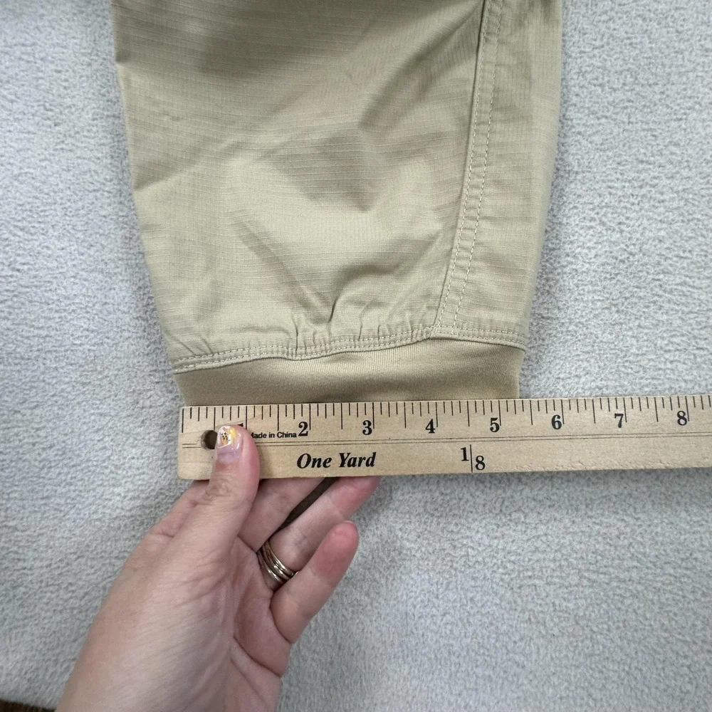 PrAna Kanab Ripstop Pants Womens XL Beige Jogger Cargo Hiking Outdoor Stretch